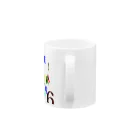 ヒラエイのアルファベットと数字の洪水 Mug :handle