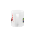 “すずめのおみせ” SUZURI店のHello! すずめだいきち(PARIS-TOKYO) Mug :handle