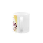 imariのOLDIES Doughnut mix Mug :handle