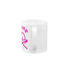 CAMPUNKのCAMP(ピンク) Mug :handle
