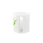 風乃応援団のOne Love Reggae（ラスタ） Mug :handle