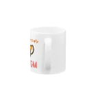 ザ・ワタナバッフルのマロンヘッドのネコ”グッドモーニャング” Mug :handle