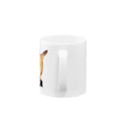 Ikukoの紀州犬　REN Mug :handle