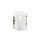 Momojiの犬画のノーフォークテリア14 Mug :handle