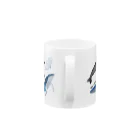 uminomadoのクジラまみれ Mug :handle