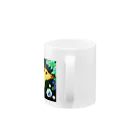 アロマンチックの夜のキリン Mug :handle