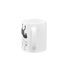 SWのBlack and White Mug :handle