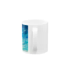 Chiaki✴︎のblue ocean Mug :handle