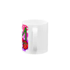 🌈👽🍒💜のacid Cherry マグカップ🍒🍒🌈 Mug :handle