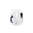 あやるの黒オランダ獅子頭 Mug :handle