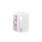 出虹の紫花火 Mug :handle