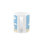 あかえほ & ちびそざいのありさんとぞうさんのマグカップ【あかえほ公式】 Mug :handle