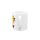 つの丸のサーフモンモンA Mug :handle