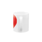 AURA_HYSTERICAのChinese_heart_flag Mug :handle