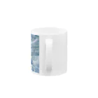 珈琲アザラシのアザラシショップのタテゴトアザラシ Mug :handle