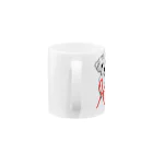 マルチーズ教のwhite dogs Mug :handle