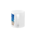 南ぬ楽園「ぱいぬらくえん」のニシ浜から望む Mug :handle