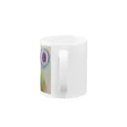 I.RO.HA.NI.HO.HE.To.のPurple eye Mug :handle