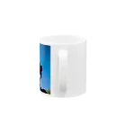Shiba Houseのrose cup Mug :handle