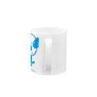 CUROGNACのmamoruken（まもるけん！） blue Mug :handle