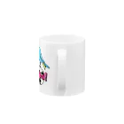 森のどうぶつサッカーshopのウインガーの小鳥 Mug :handle