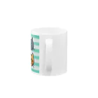 miku'ꜱGallery星猫の歴代にゃんズゆるゆるフェイス Mug :handle