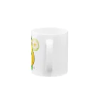 まろぽけっとのレモンくま Mug :handle