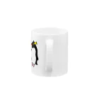 ハマジ ペンギン雑貨の漫才ペンギン(イワトビ) Mug :handle