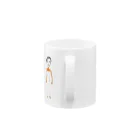 orinaccoのマスク美人 Mug :handle