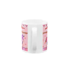 MY LONELY SPACEのユニコーンのメリーゴーランド (Pink) Mug :handle