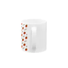 五重 紫兎花のナポリタン柄 Mug :handle