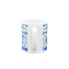 MY LONELY SPACEのユニコーンのメリーゴーランド (Blue) Mug :handle