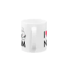 ねこめし屋公式グッズショップのI♥NMMマグ Mug :handle