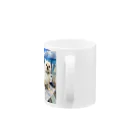 RayRayの夏のいっぬ達 Mug :handle