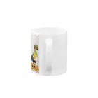 r_Waomのマステ絵サボテン Mug :handle