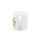 お白湯の脳内のキノコシリーズ　アカヤマタケ Mug :handle