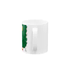 Takanori SuzukiのLOVE GREEN with logo Mug :handle