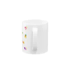 クアッカワラビーくんの日常＆あしゆびふれんず公式グッズのゆるあしゆびふれんずたて Mug :handle