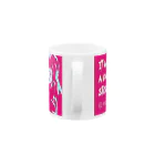 怖話グッズの怖話-Girlイラスト3（Mug-Cup Pink） Mug :handle