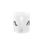 mamamarのくにゃ Mug :handle