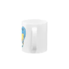 Zipply × Hachucliの癒しのブルーゲッコー Mug :handle