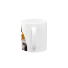 だが屋のジャンボキンカあおばくん Mug :handle