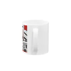 Sizzle artworkのTYPOGRAPHIC -不在- Mug :handle