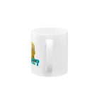 ぴーよこまる（セキセイインコ）のまるのなぁに？ Mug :handle