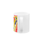 㐂十ショップの抽象絵アイテム Mug :handle