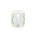 Drecome_Designのクジャクと花 Mug :handle