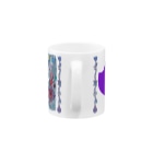 ERIKOERIN ART SHOPのSAKURANOSUKE AMETHYST NIGHT／絵画マグ Mug :handle
