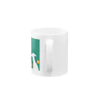 はさみやのイタグレトロ（緑） Mug :handle