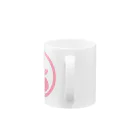 uchinokomonの覗き林檎 PINK Mug :handle