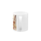 アヤナシトリィSHOPのキンクマハムスターおつきみ日誌　キュート編 Mug :handle